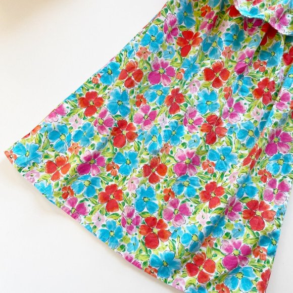 Lands End Summer Floral Off The Shoulder Dress | 5/6 - Picture 4 of 6